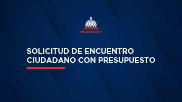 Solicitud de Encuentro Ciudadano,